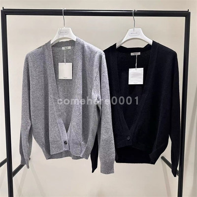 现货速发韩国东大门代购masculine2025秋冬新款一粒扣针织开衫