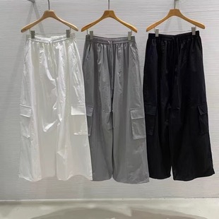 lucy 休闲裤 salon2025夏季 侧口袋工装 新款 现货速发韩国东大门代购