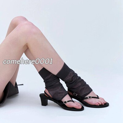 现货速发韩国 londonflat 2026春 简约百搭纯色袜子袜套女