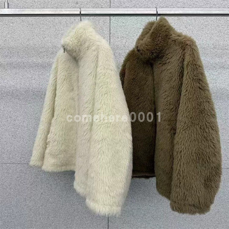 现货速发韩国东大门代购atmosphere2025冬季新款宽松毛毛外套女