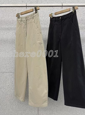 现速发韩国东大门代购at the bagel2026春夏新款简洁纯色休闲裤