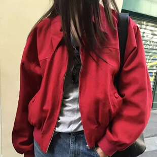 韩国东大门代购breathe2025秋季新款气质简约百搭拉链夹克外套