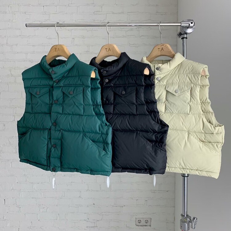 现货速发韩国东大门代购the able2025秋冬新款简约短款保暖马夹