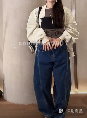 现货速发韩国东大门代购unbound2025秋季新款向日葵欧尼牛仔裤