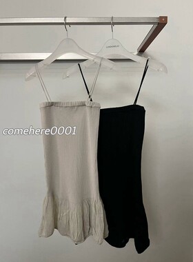 现货速发 韩国东大门代2026春Londonflat女时尚百搭吊带连衣裙