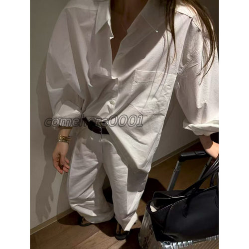 现速发韩国东大门代购2026春夏新款向日葵欧尼February宽松衬衫