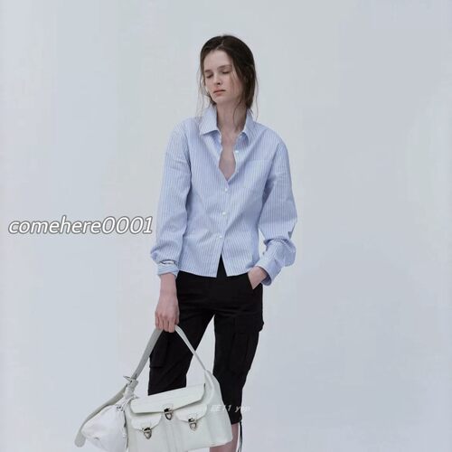 现货速发 韩代 londonflat 自留款 百搭不挑人显瘦收腰衬衫