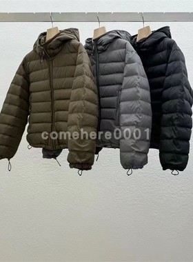 现货速发韩国东大门代购statement 2025冬季新款简约连帽羽绒服