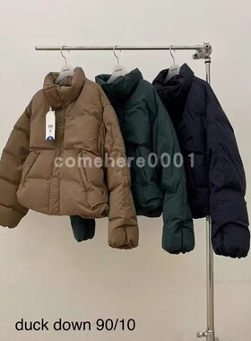 现货速发韩国东大门代购atmosphere2025秋季新款立领保暖羽绒服