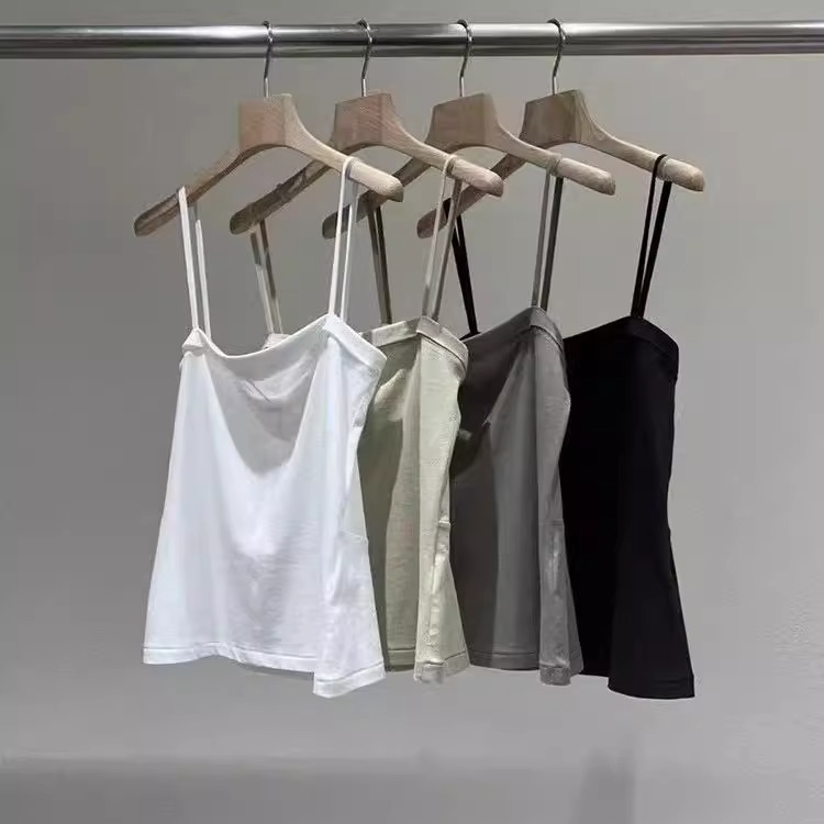 现货速发韩国东大门代购Statement2025夏季新款细肩带抹胸吊带