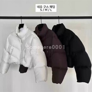 现货速发韩国东大门代购BLOSSOM 2025冬季新款立领保暖鹅绒羽绒服