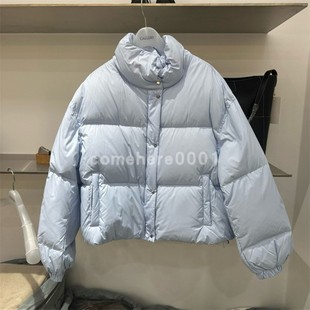 现货速发韩国东大门代购gallery2025秋冬新款纯色短款立领羽绒服