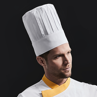 酒店厨师帽男防油布帽餐饮大厨