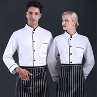 Белый лонгслив, фартук