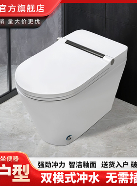 小户型马桶坐便器无水箱马桶座便蛋形陶瓷马桶节水一体坐便器