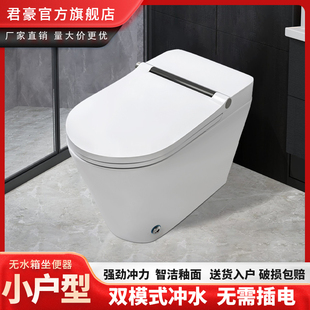 小户型马桶坐便器无水箱马桶座便蛋形陶瓷马桶节水一体坐便器