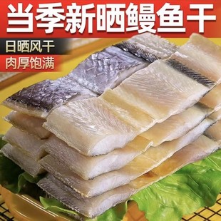 新晒鳗鱼干去头去尾半干咸鳗鱼鳗鱼段鳗鱼块咸鱼干海鳗鱼海鲜干货