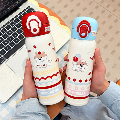 【一杯双饮】吸管保温杯可直饮