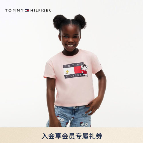 Tommy童装女趣味印花宽松T恤