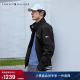 Tommy秋冬男装 户外拼色条纹轻便可收纳连帽立领底特律夹克外套