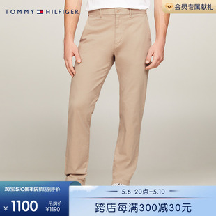 春夏男经典 24新款 Tommy 35152 斜纹微弹 一字袋绣标合身休闲裤