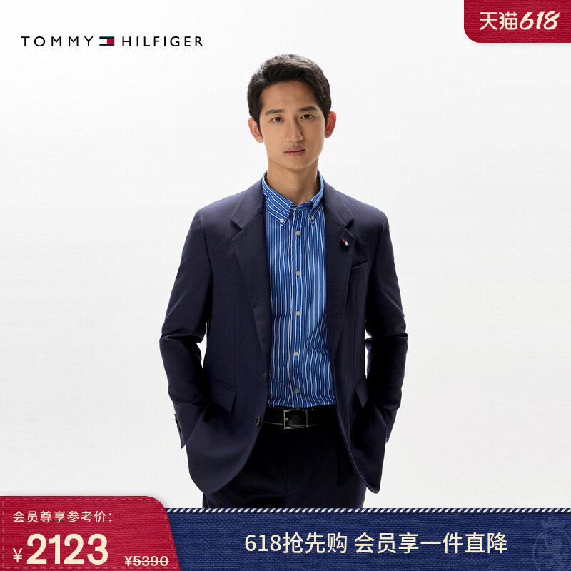 Tommy LARDINI秋冬男装羊毛手工制商务正装绅士休闲西服西装外套