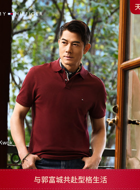 【郭富城同款】Tommy春夏男1985珠地棉休闲短袖T恤POLO父亲节礼物