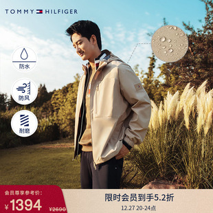 防风防水耐磨运动连帽软壳夹克外套 Tommy秋冬男装 出走都市