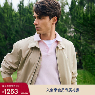 翻领夹克外套 Tommy秋冬男女轻薄府绸休闲运动简约教练行政经典