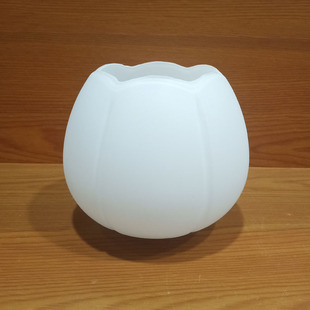 奶白磨砂玻璃灯罩欧式吊灯美式田园风壁灯台灯吸顶灯E27螺口灯罩