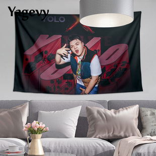 花园宝宝艾福杰尼挂布墙布挂毯画粉丝应援周边定制装饰海报背景布