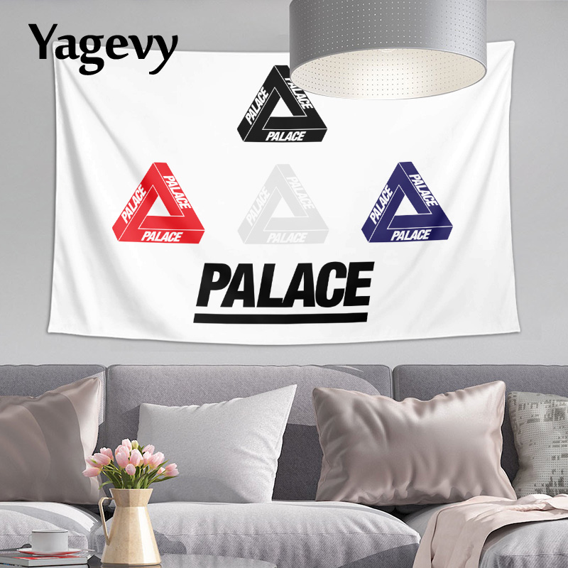 雪山潮牌Palace彭罗斯背景布墙布海报挂毯挂布三角宿舍卧室墙装饰