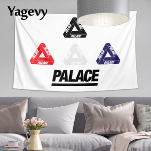 雪山潮牌Palace彭罗斯背景布墙布海报挂毯挂布三角宿舍卧室墙装饰