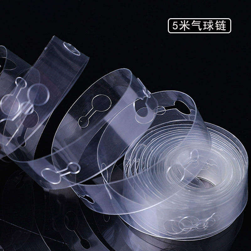 马卡龙场景布置透明不规则气球链图片