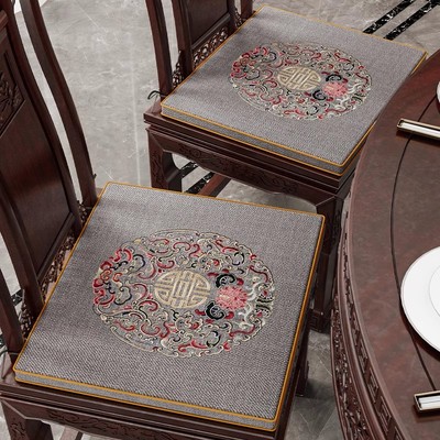 实木椅子坐垫加厚冬季海绵中式餐椅垫椅子垫?椅垫子餐桌红木海绵