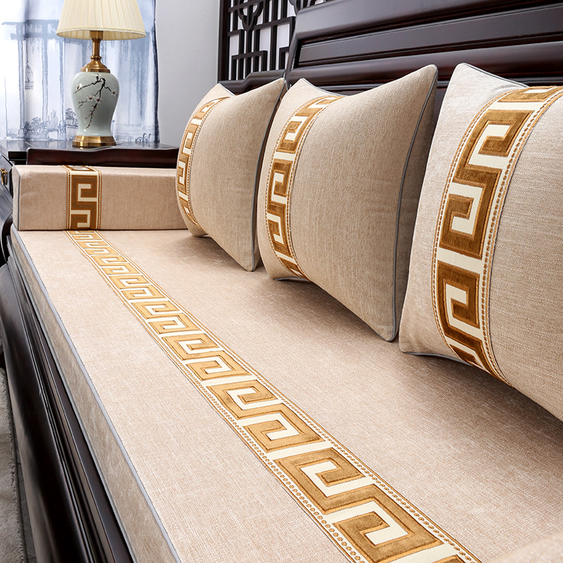 红木沙发坐垫中式定制家具实木椅沙发垫座垫罗汉床防滑垫四季通用