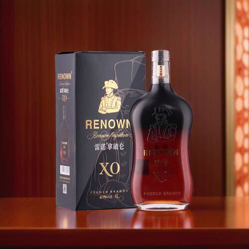 法国进口正品雷诺洋酒酒礼盒雷诺拿破仑白兰地vosp烈酒40度1000ml