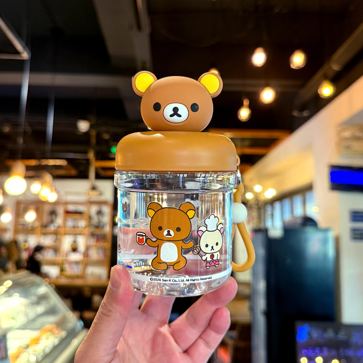 正版轻松熊高颜值学生便携随手杯