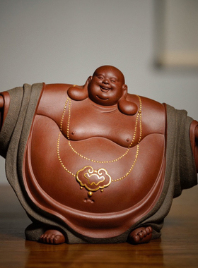 人物摆件佛像紫砂雕塑