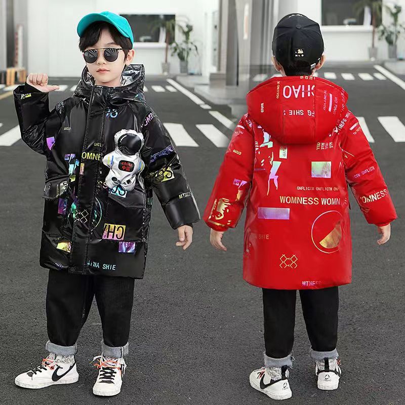 冬装2025新款儿童羽绒棉服袄童装男童棉衣中长款加厚中大童韩版潮
