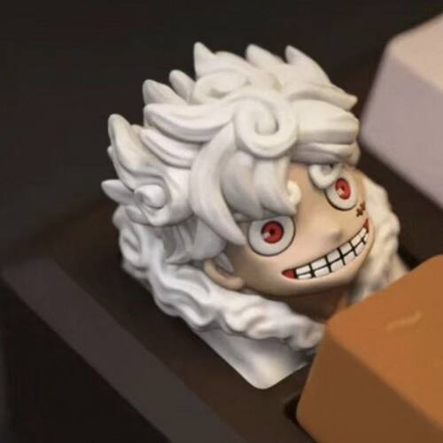 海贼王路飞尼卡3D打印机械键帽