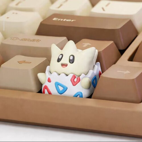 宝可梦波克比3D打印手工键帽