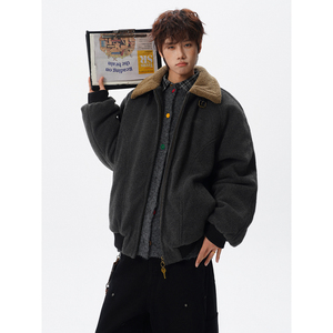 原版高品质羊羔毛棉服618A-H936-P115，男装棉衣，星座618A