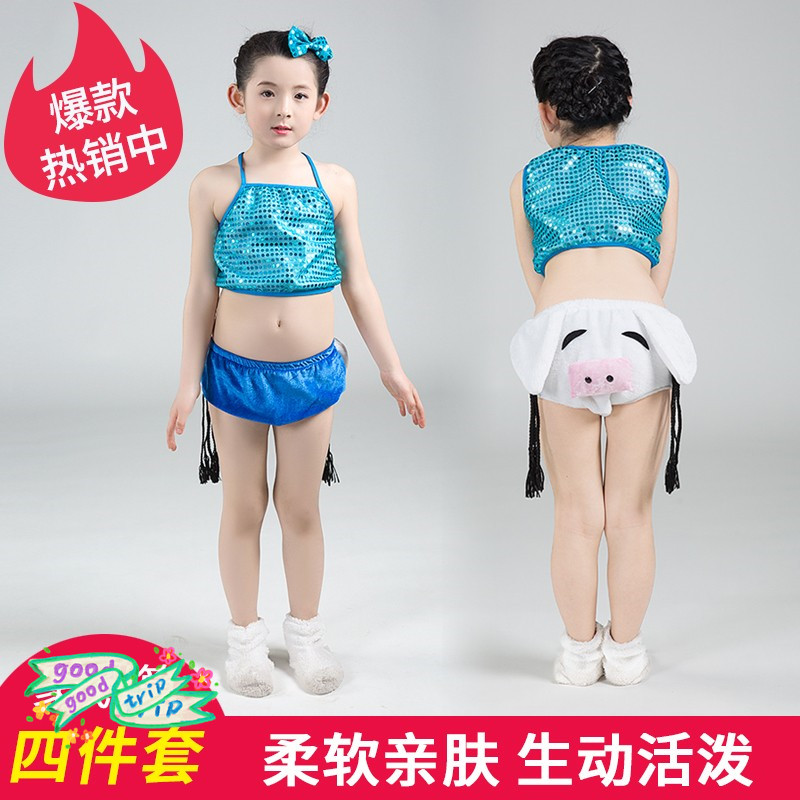 小猪舞蹈服幼儿卡通动物演出