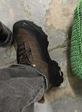 自主正品冬季POYANA小众户外登山鞋靴子徒步鞋防水休闲鞋低帮男