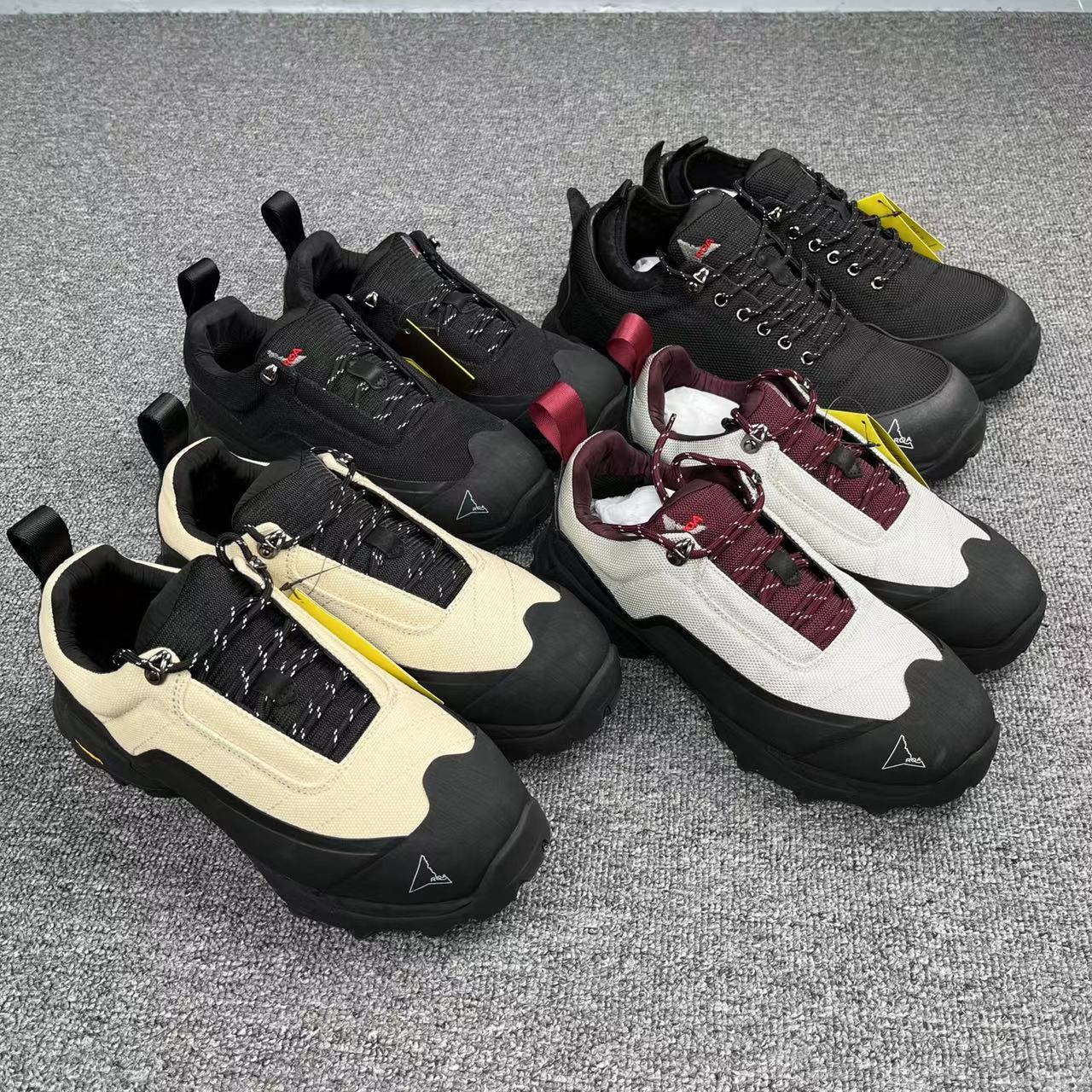 正品POYANA小众户外登山鞋靴子徒步鞋防水休闲鞋低帮工装鞋男