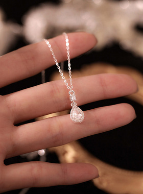 s999纯银项链女气质轻奢风