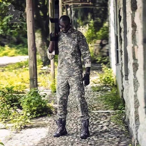 美特种兵ACU迷彩战术套服户外军迷CS野战服军训耐磨教官服 工作服