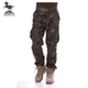 加肥工装 户外耐磨训练裤 宽松迷彩裤 多袋战斗裤 军迷男战术伪装 裤
