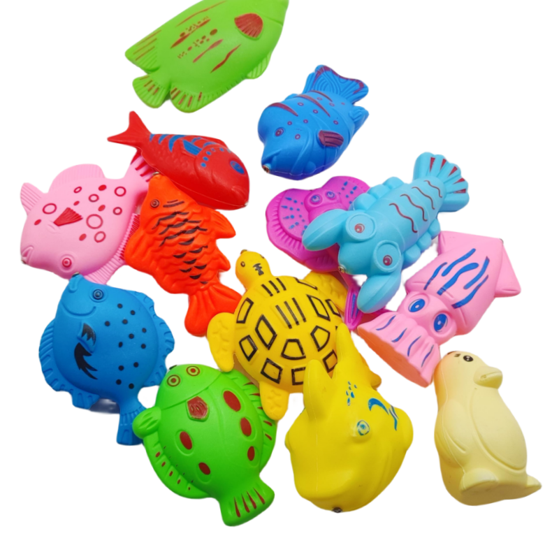 儿童磁性钓鱼玩具塑料鱼散装大号双面立体鱼广场公园磁性钓鱼玩具,玩具/童车/益智/积木/模型,钓鱼类玩具,淘宝优惠券,粉丝福利购,淘宝优惠卷